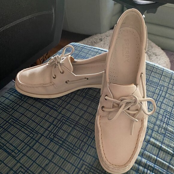 SPERRY Women's Top Siders 2 Eye Non-marking Leather Boat Shoes - Sz 11 M - Picture 1 of 5